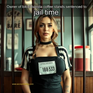 Artistic representation for Owner of bikini barista coffee stands sentenced to jail time