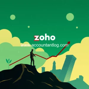Artistic representation for Zoho Finance and Operations suite sees 50 revenue growth in India