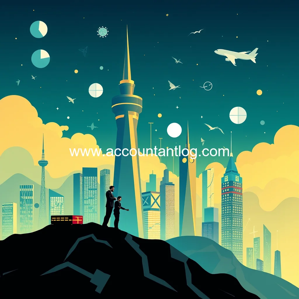 Artistic representation for Tech titans dominate skyrocketing global travel & expense software market!