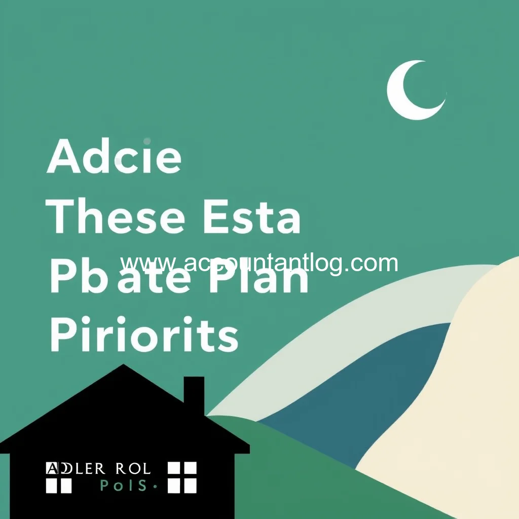 Artistic representation for Address These Estate Planning Priorities First Adler Pollock Sheehan P C