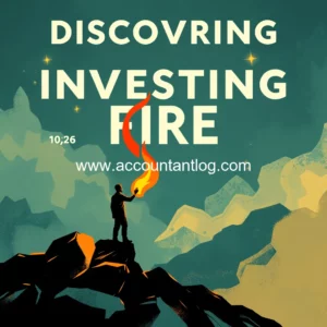 Artistic representation for Discovering FIRE Investing Daily