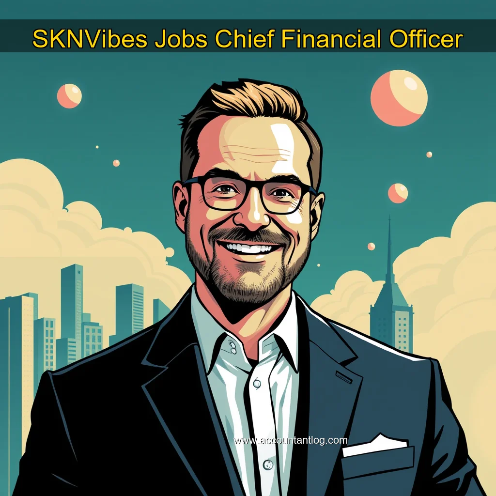 Artistic representation for SKNVibes Jobs Chief Financial Officer