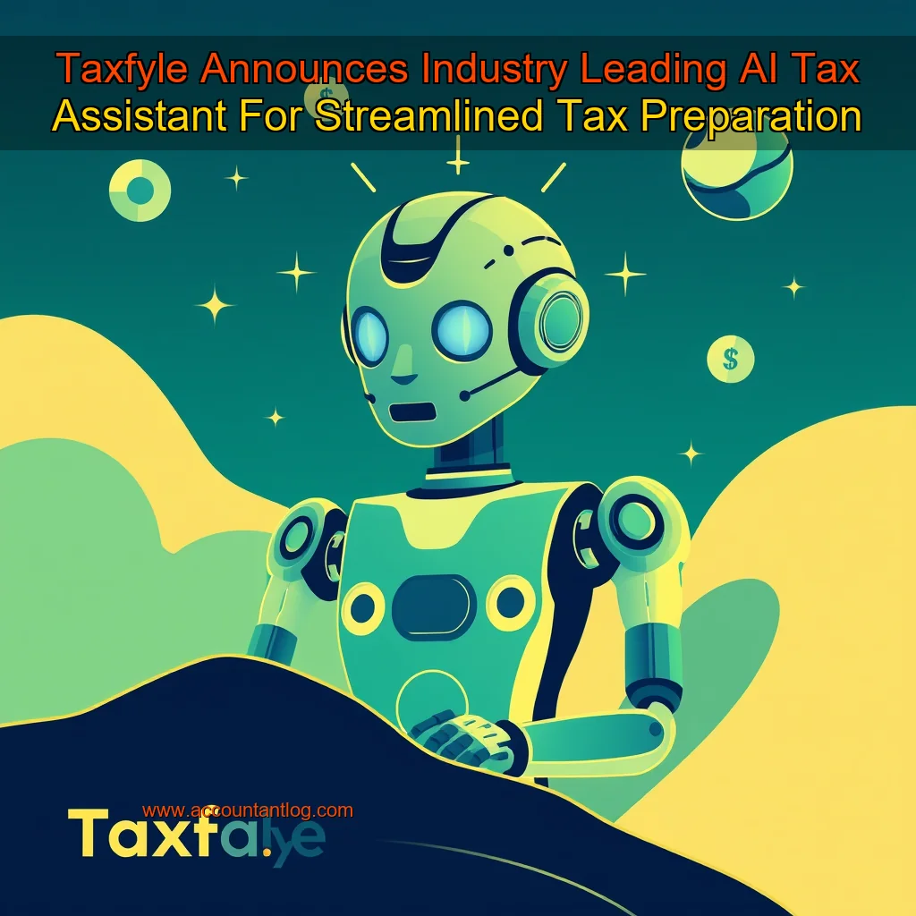 Artistic representation for Taxfyle Announces Industry Leading AI Tax Assistant For Streamlined Tax Preparation