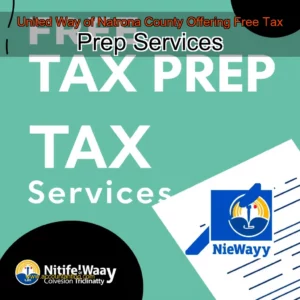 Artistic representation for United Way of Natrona County Offering Free Tax Prep Services