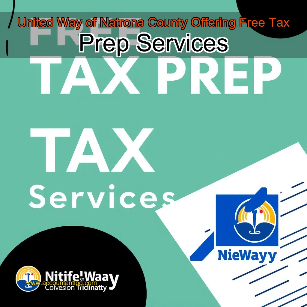 Artistic representation for United Way of Natrona County Offering Free Tax Prep Services