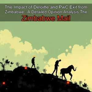 Artistic representation for The Impact of Deloitte and PwC Exit from Zimbabwe : A Detailed Opinion Analysis The Zimbabwe Mail