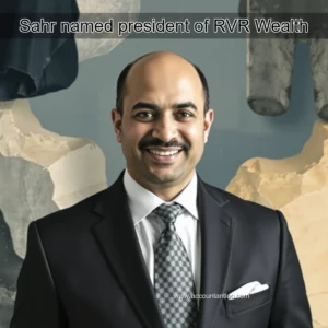 Artistic representation for Sahr named president of RVR Wealth