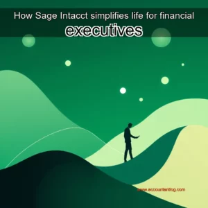 Artistic representation for How Sage Intacct simplifies life for financial executives
