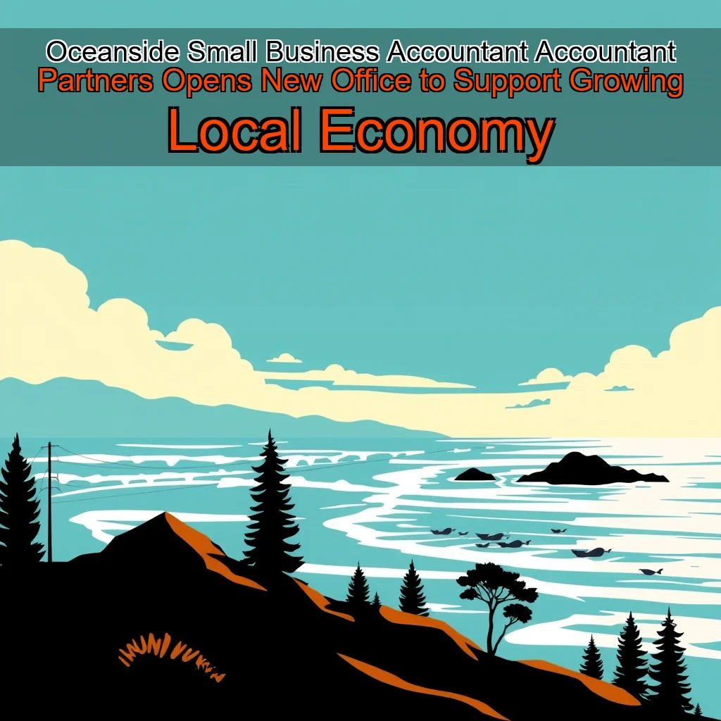 Artistic representation for Oceanside Small Business Accountant Accountant Partners Opens New Office to Support Growing Local Economy