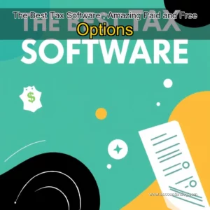 Artistic representation for The Best Tax Software : Amazing Paid and Free Options
