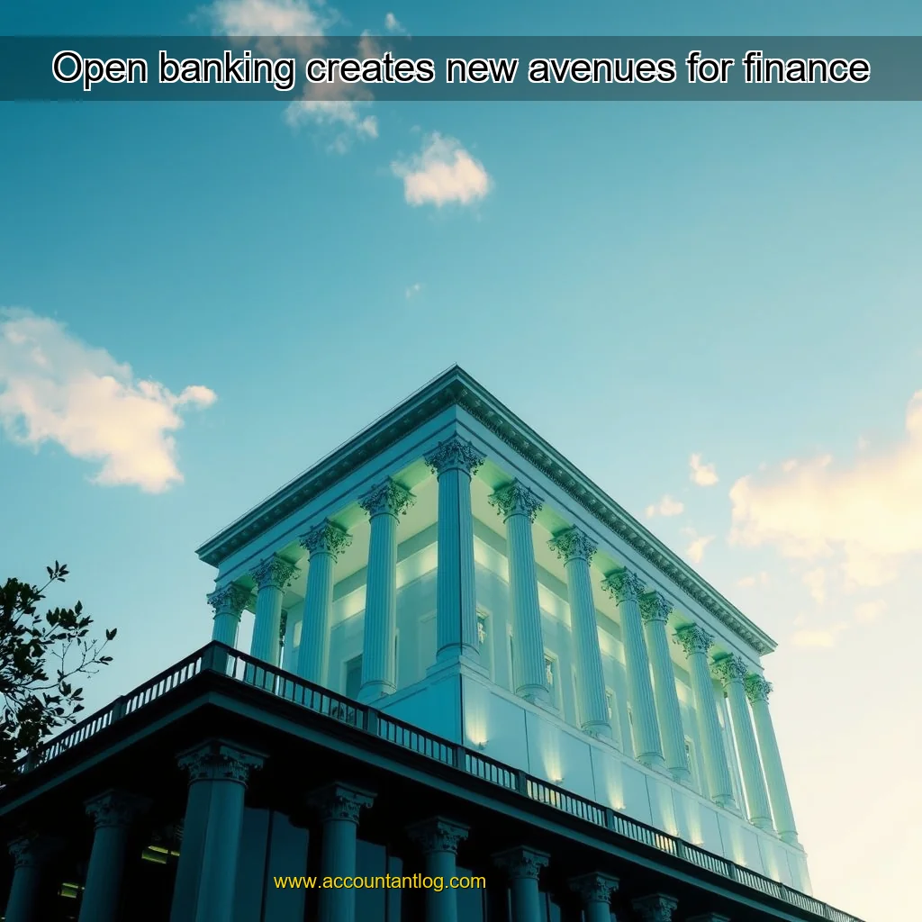 Artistic representation for Open banking creates new avenues for finance