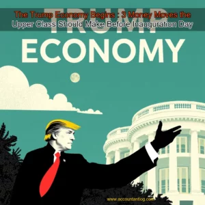 Artistic representation for The Trump Economy Begins : 3 Money Moves the Upper Class Should Make Before Inauguration Day