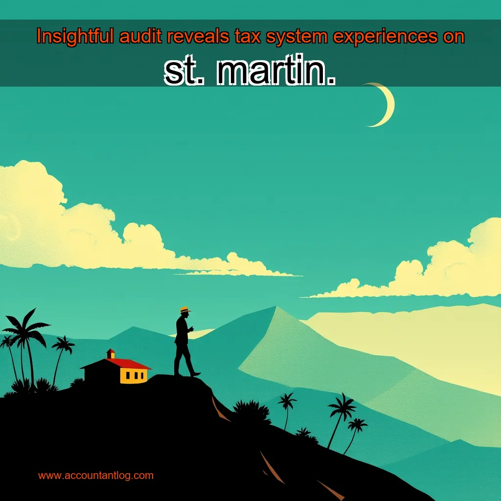 Artistic representation for Insightful audit reveals tax system experiences on st. martin.