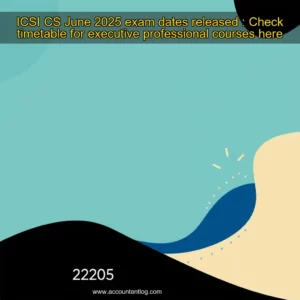 Artistic representation for ICSI CS June 2025 exam dates released : Check timetable for executive professional courses here