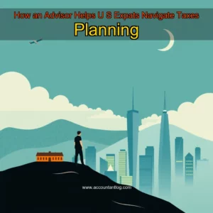Artistic representation for How an Advisor Helps U S Expats Navigate Taxes Planning