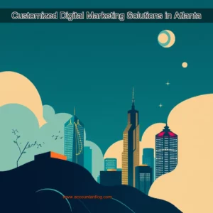 Artistic representation for Customized Digital Marketing Solutions in Atlanta
