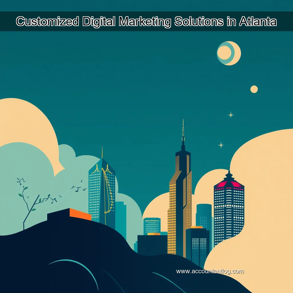 Artistic representation for Customized Digital Marketing Solutions in Atlanta