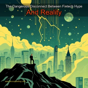 Artistic representation for The Dangerous Disconnect Between Fintech Hype And Reality