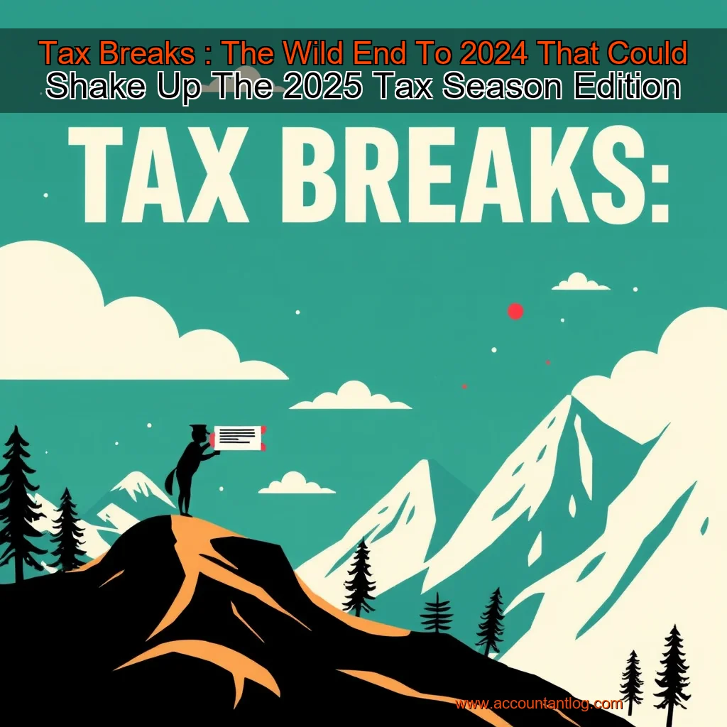 Artistic representation for Tax Breaks : The Wild End To 2024 That Could Shake Up The 2025 Tax Season Edition