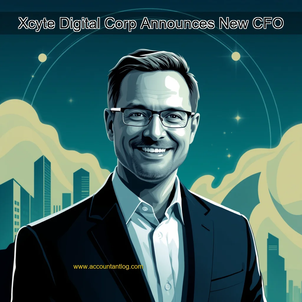 Artistic representation for Xcyte Digital Corp Announces New CFO