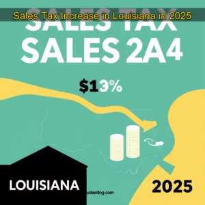 Artistic representation for Sales Tax Increase in Louisiana in 2025