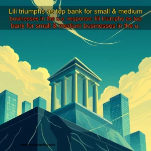 Artistic representation for Lili triumphs as top bank for small & medium businesses in the u.s. response: lili triumphs as top bank for small & medium businesses in the u.