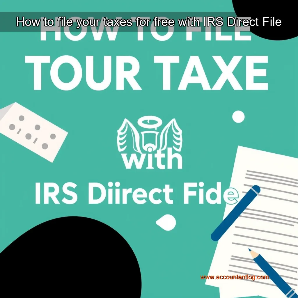 Artistic representation for How to file your taxes for free with IRS Direct File