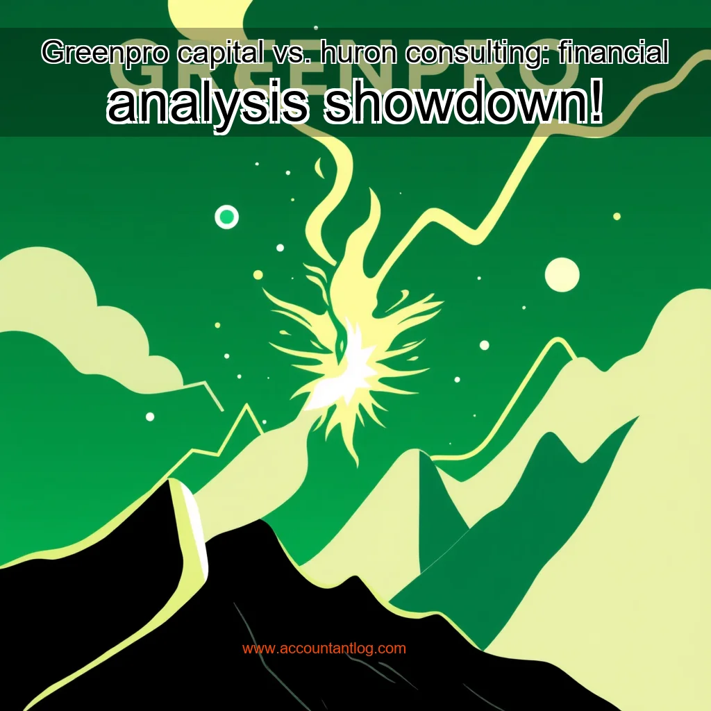 Artistic representation for Greenpro capital vs. huron consulting: financial analysis showdown!