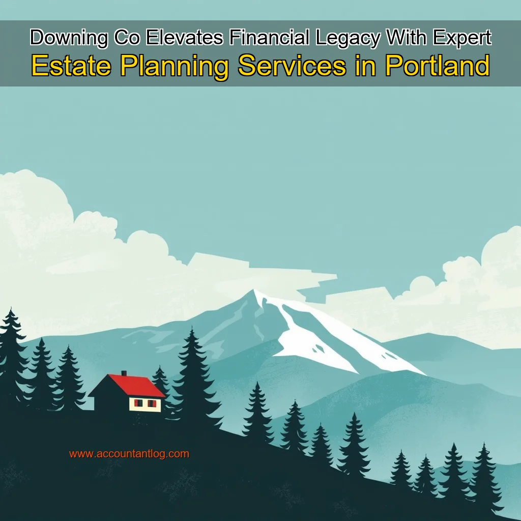Artistic representation for Downing Co Elevates Financial Legacy With Expert Estate Planning Services in Portland