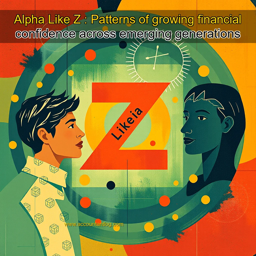 Artistic representation for Alpha Like Z : Patterns of growing financial confidence across emerging generations