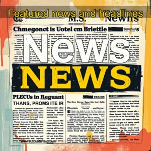 Artistic representation for Featured news and headlines