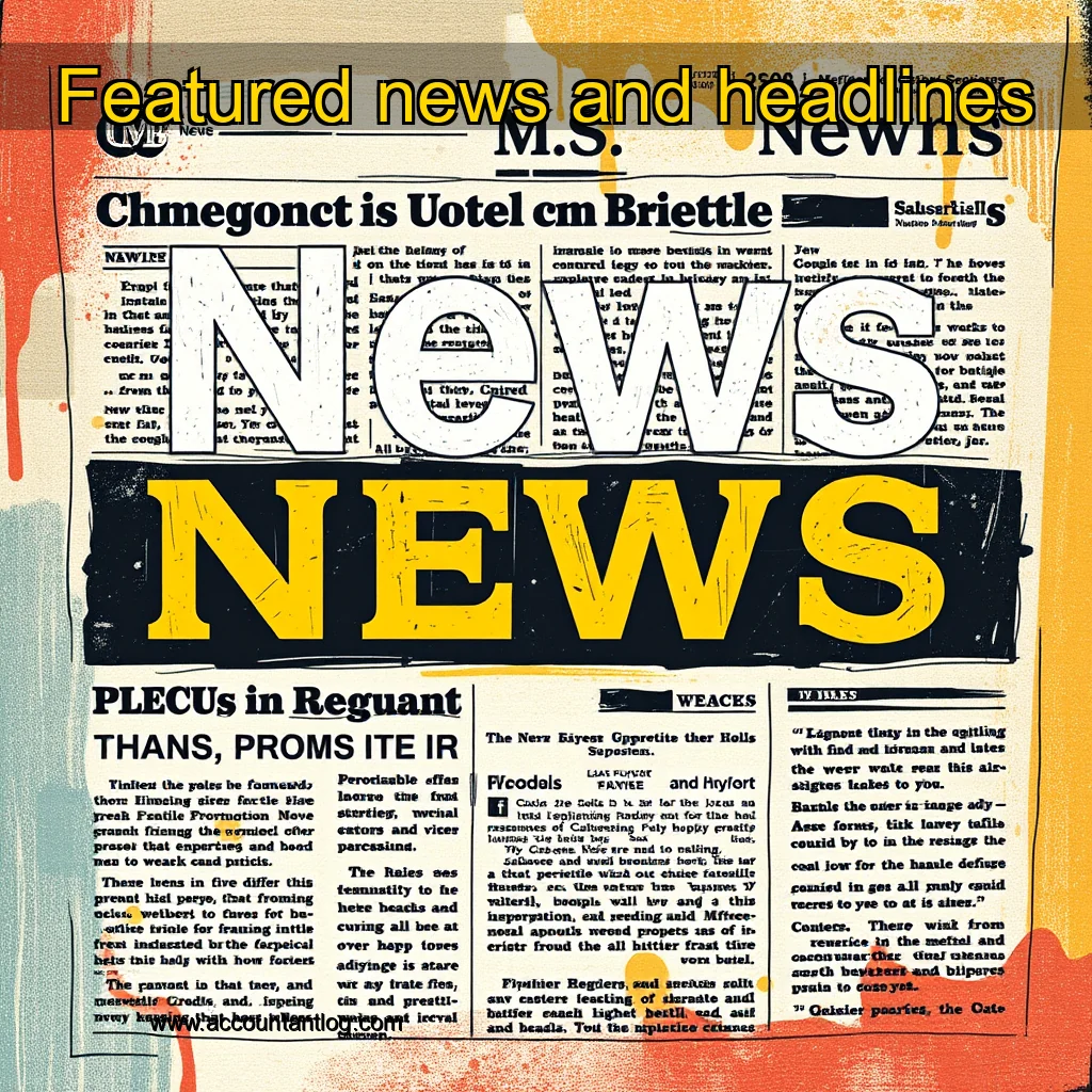 Artistic representation for Featured news and headlines