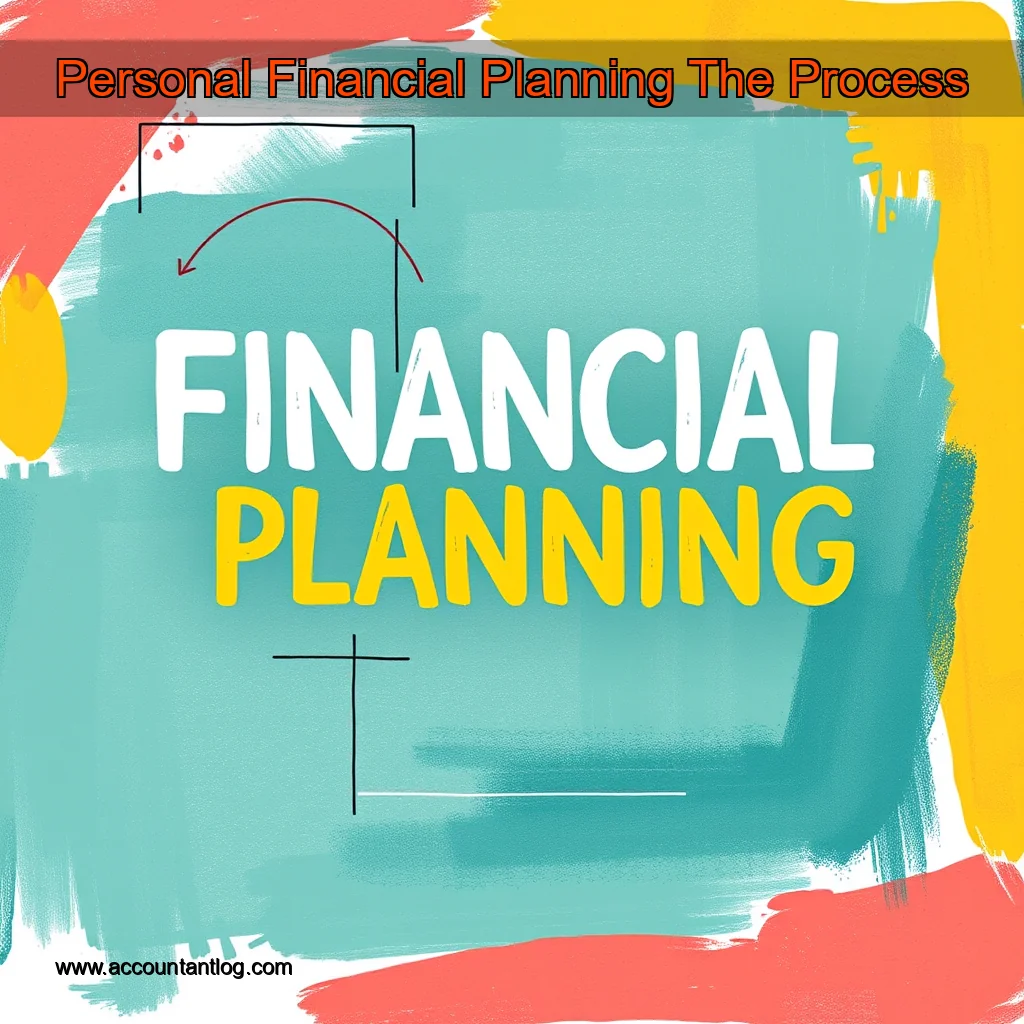 Artistic representation for Personal Financial Planning The Process