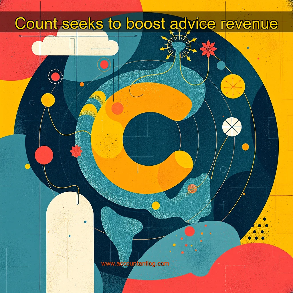 Artistic representation for Count seeks to boost advice revenue
