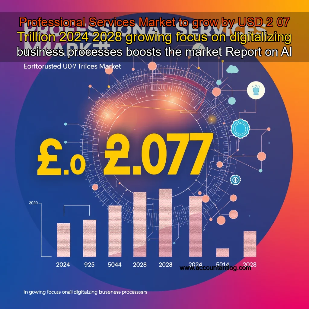 Artistic representation for Professional Services Market to grow by USD 2 07 Trillion 2024 2028 growing focus on digitalizing business processes boosts the market Report on AI driven market evolution