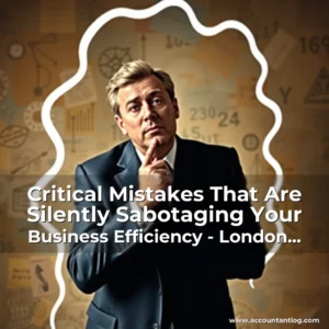 Artistic representation for Critical Mistakes That Are Silently Sabotaging Your Business Efficiency - London Business News! What Are They? What Can You Do About Them?