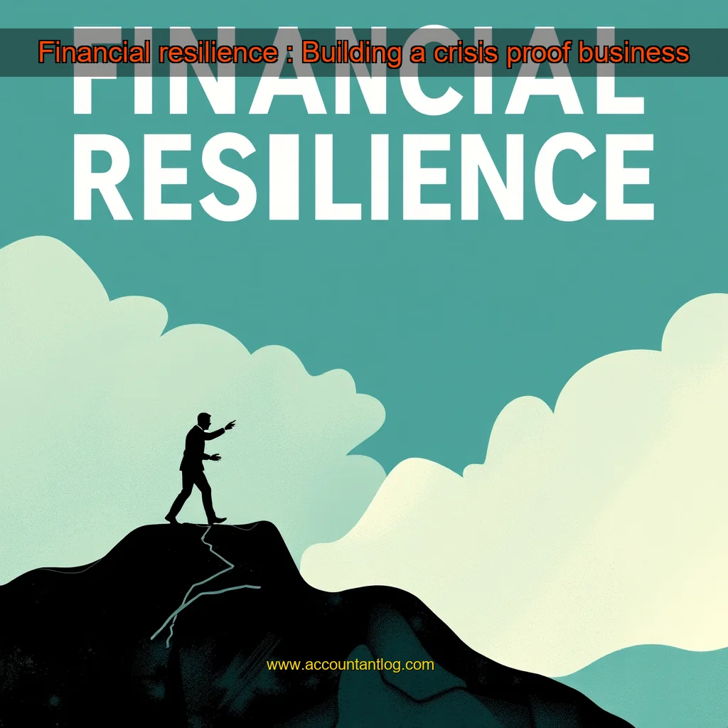Artistic representation for Financial resilience : Building a crisis proof business