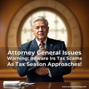 Artistic representation for Attorney General Issues Warning: Beware Irs Tax Scams As Tax Season Approaches!