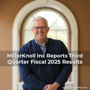 Artistic representation for MillerKnoll Inc Reports Third Quarter Fiscal 2025 Results