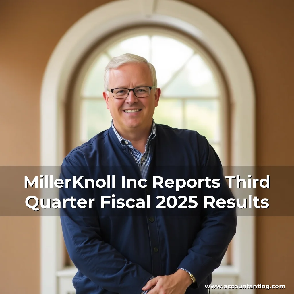 Artistic representation for MillerKnoll Inc Reports Third Quarter Fiscal 2025 Results