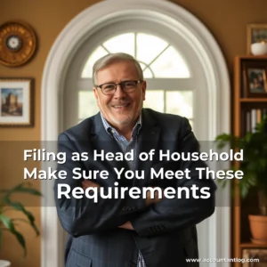 Artistic representation for Filing as Head of Household Make Sure You Meet These Requirements
