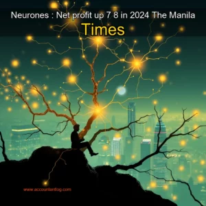 Artistic representation for Neurones : Net profit up 7 8 in 2024 The Manila Times