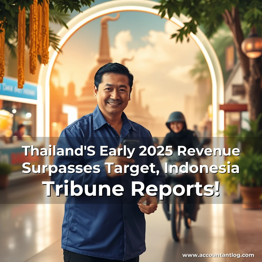 Artistic representation for Thailand'S Early 2025 Revenue Surpasses Target, Indonesia Tribune Reports!