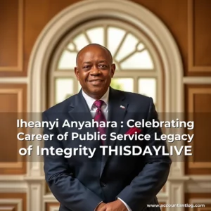 Artistic representation for Iheanyi Anyahara : Celebrating Career of Public Service Legacy of Integrity THISDAYLIVE