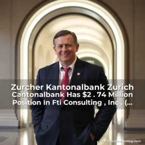 Artistic representation for Zurcher Kantonalbank Zurich Cantonalbank Has $2 . 74 Million Position In Fti Consulting , Inc . ( Nyse : Fcn ) 1. 5. 2. 0. 0.