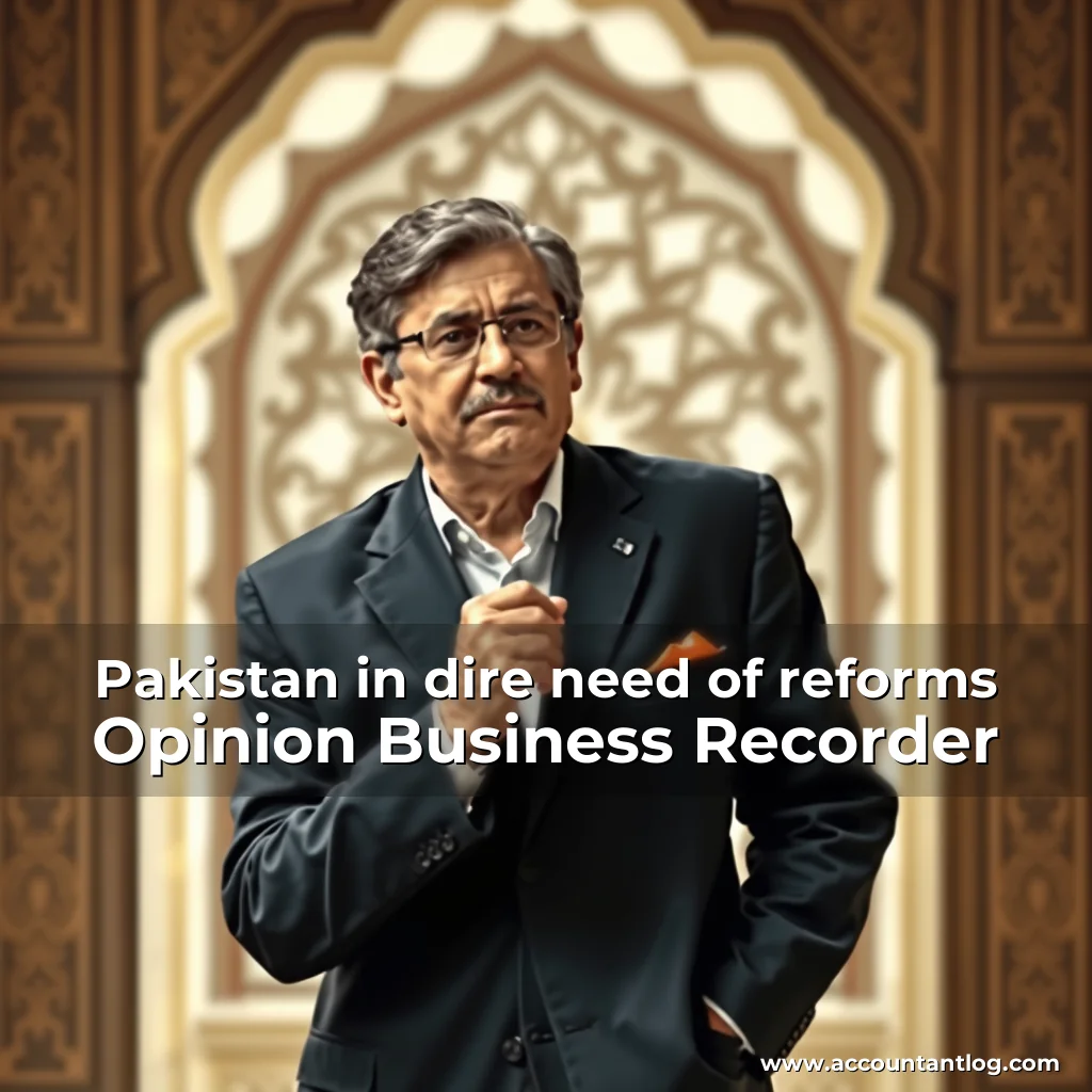 Artistic representation for Pakistan in dire need of reforms Opinion Business Recorder