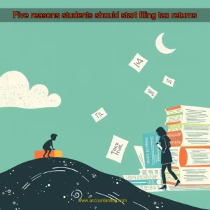 Artistic representation for Five reasons students should start filing tax returns