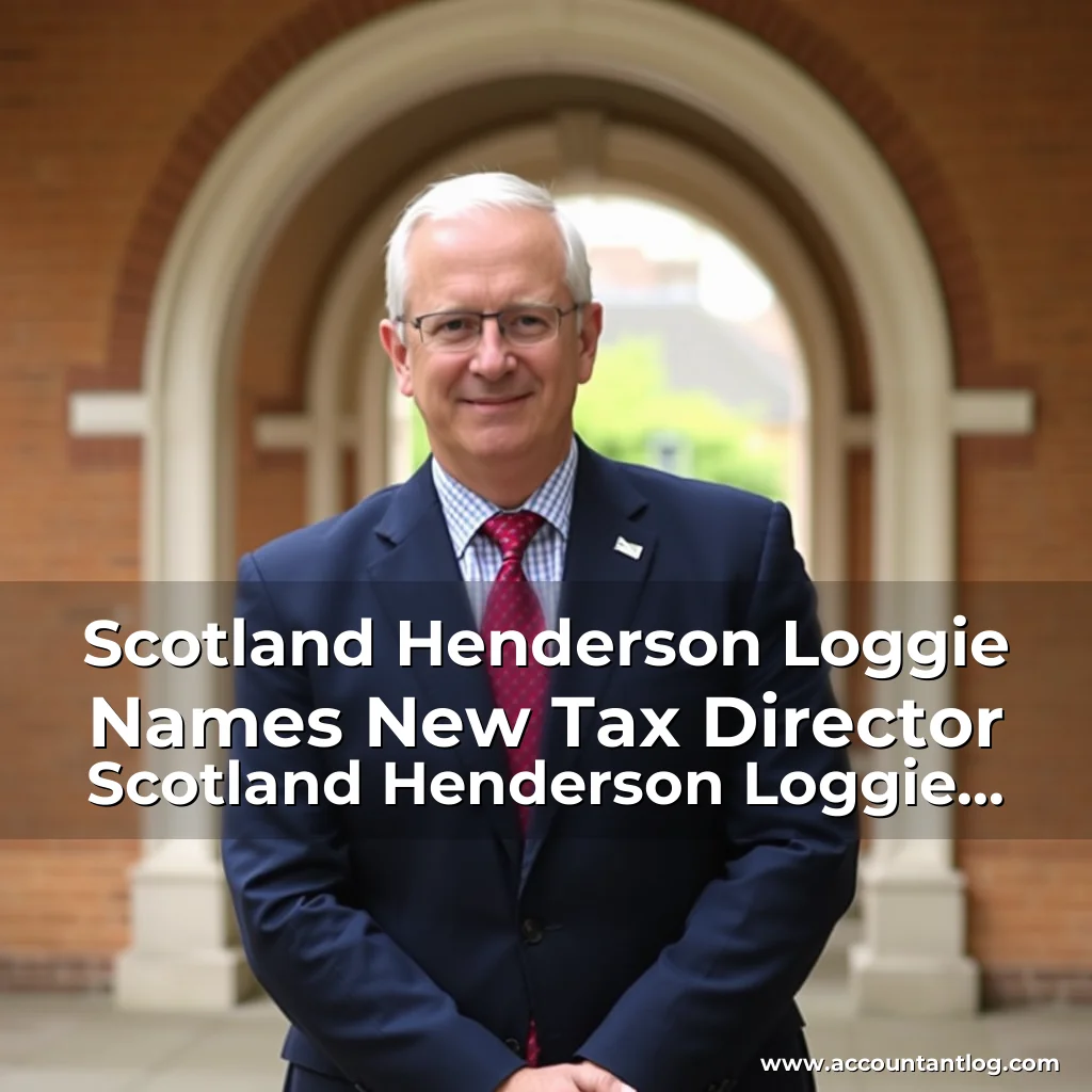 Artistic representation for Scotland Henderson Loggie Names New Tax Director Scotland Henderson Loggie Names New Tax Director!