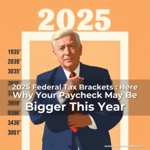 Artistic representation for 2025 Federal Tax Brackets : Here Why Your Paycheck May Be Bigger This Year