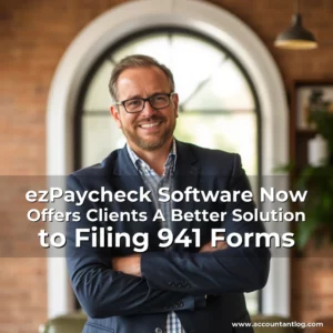 Artistic representation for ezPaycheck Software Now Offers Clients A Better Solution to Filing 941 Forms
